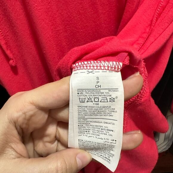 Pink Long Sleeve Active Hoodie - Picture 6 of 7